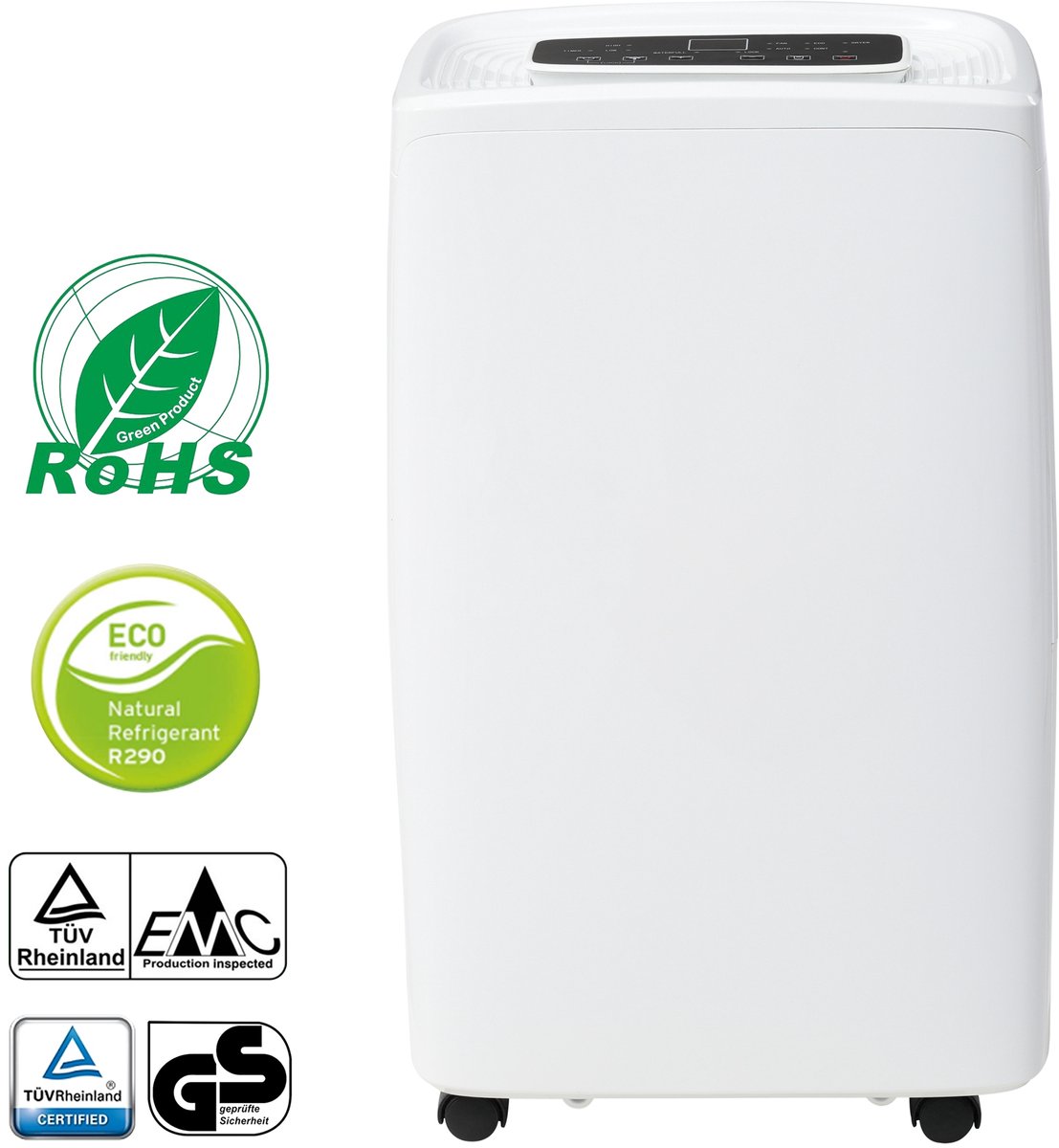 Luchtontvochtiger - 12 liter per dag - Wasdroogfunctie - Energiezuinig - Voorkomt Schimmel - Ontvochtiger voor slaapkamer, badkamer, zolder & kelder - Slimme Dehumidifier