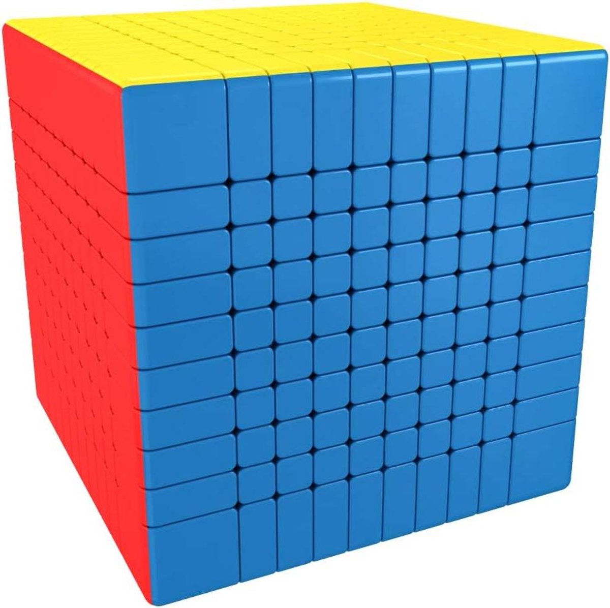 Puzzel Kubus - Hersenkraker Speelgoed - Intelligentie Verbeteren - Stickerloos Ontwerp - 84 mm - Meerkleurig