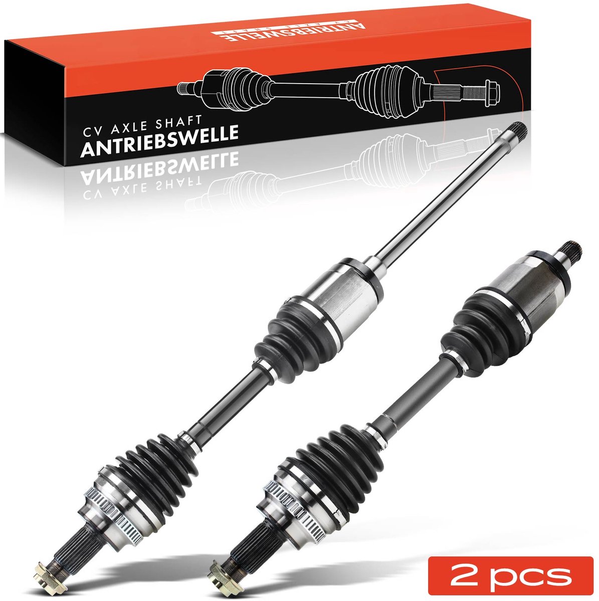 Frankberg 2x Aandrijfas Vooras voor BMW 3er Coupé E90 E91 E92