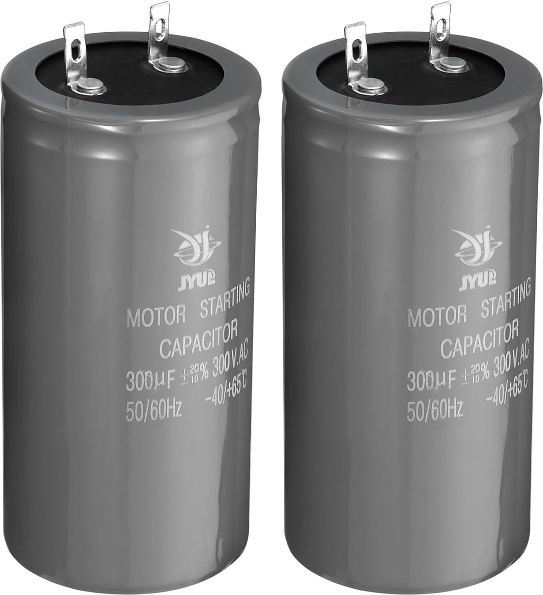 Starting Capacitor - 2 Pieces - 300 UF - 300 V - 50/60 Hz - CD60 Gears - Capacitor voor Air Conditioning - Electric Motors - Starter
