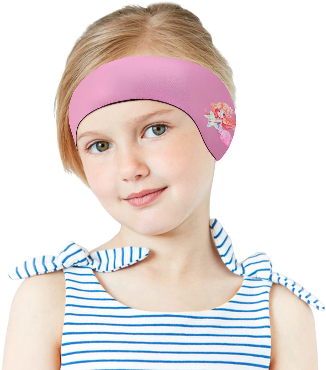 SPHProducts - Zwemhoofdband - Dinosaurus - Gehoorbescherming - Kindvriendelijk - Neopreen - Watersport - Geschikt voor kinderen - 53,34 x 8,51 x 0,3 c