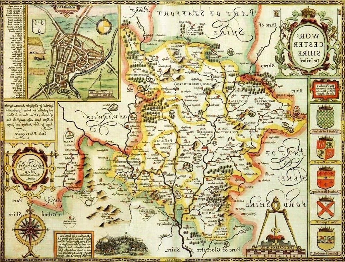 Historische Kaart Puzzel - Regio Puzzel - Ontdek Geschiedenis - Gratis Gids Print - 1000 Stukken - Meerdere Kleuren