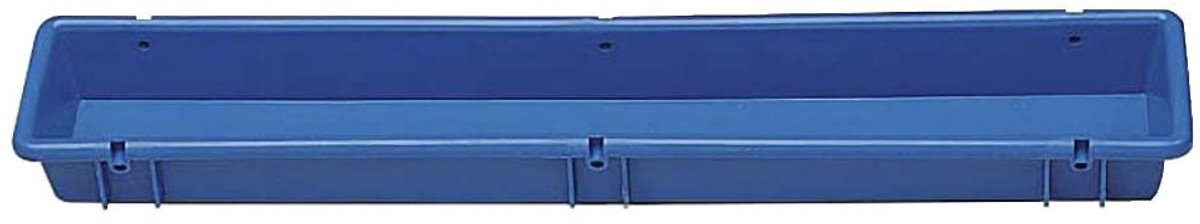 Vervangende Ezelbak - Reserve Bakje - Opbergen Verf Materialen - Voor Lakglazen - 63 x 11 cm - Blauw