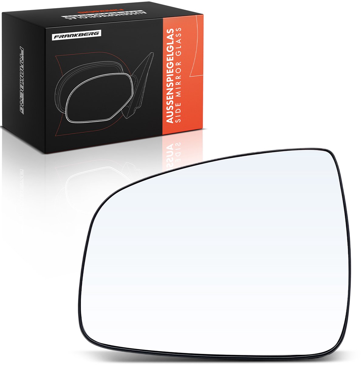 Frankberg 1x Buitenspiegelglas links voor Dacia Duster