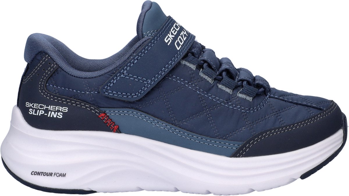 Skechers Hands Free Slip-ins: Contour Foam jongens sneaker - Blauw