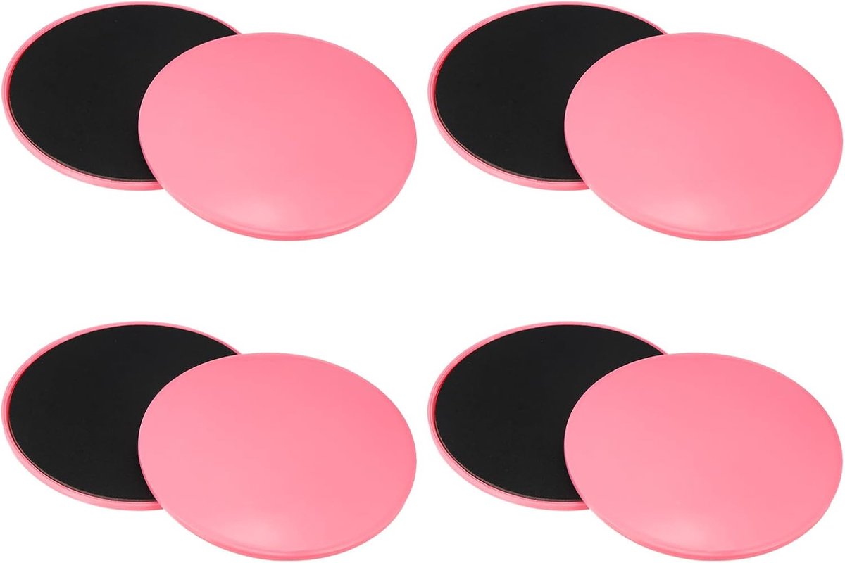 Core Sliders voor Werken aan Kracht - Dubbelzijdige Workout Sliders - Fitness Oefeningen Sliding Discs voor Gym en Houten Vloer