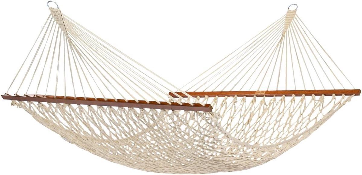 Hangmat - Lounge bed - Ontspannen buiten - Dubbele vlechttechniek - 400 cm lengte - Natura