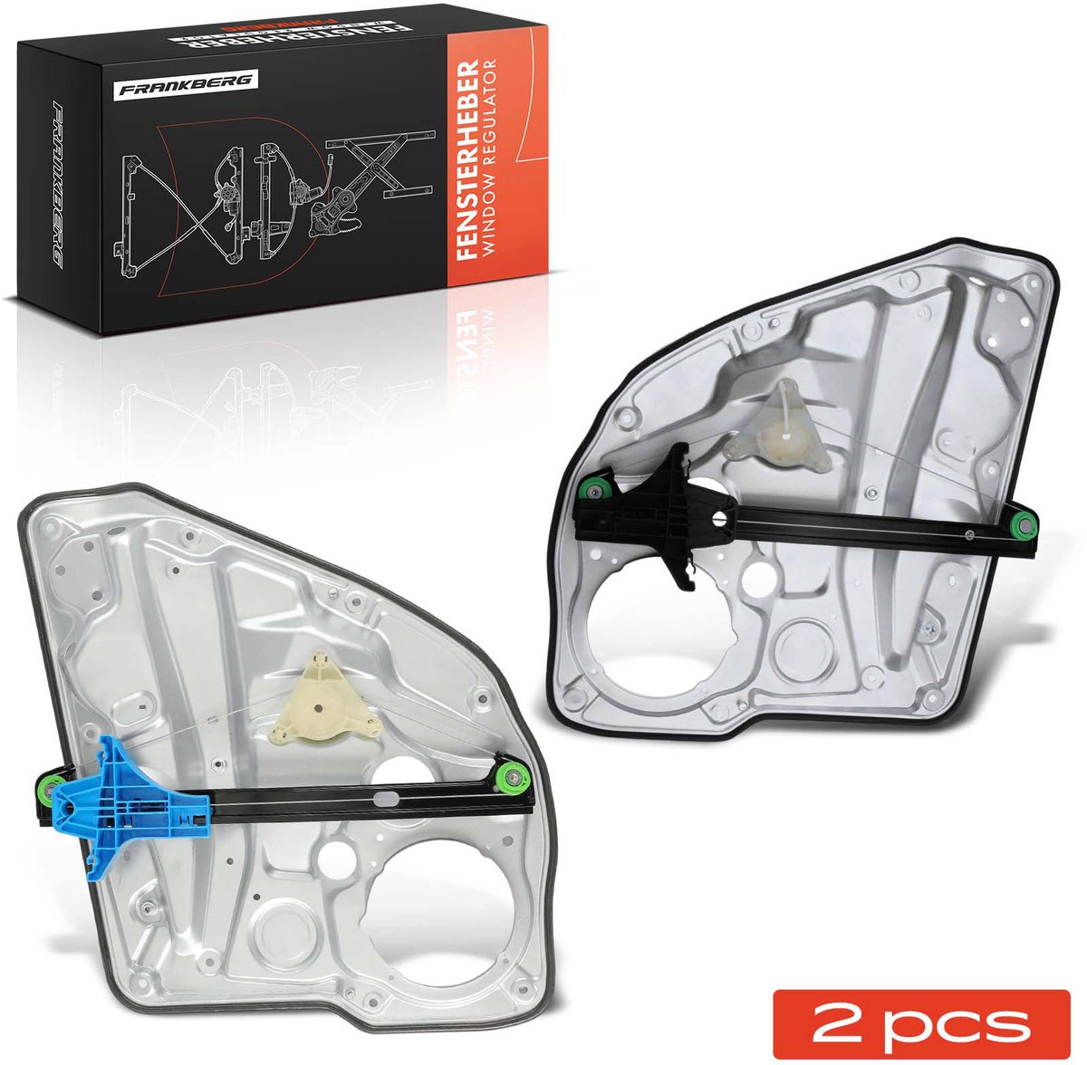 Frankberg 2x Raambediening Achter voor VW Golf IV Bora