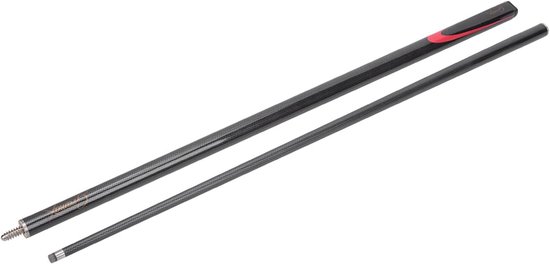 Biljartkeu Stick - Snooker Keu - Precisie Spel - Duurzaam Koolstofmateriaal - 145 cm - Zwart — afbeelding 4
