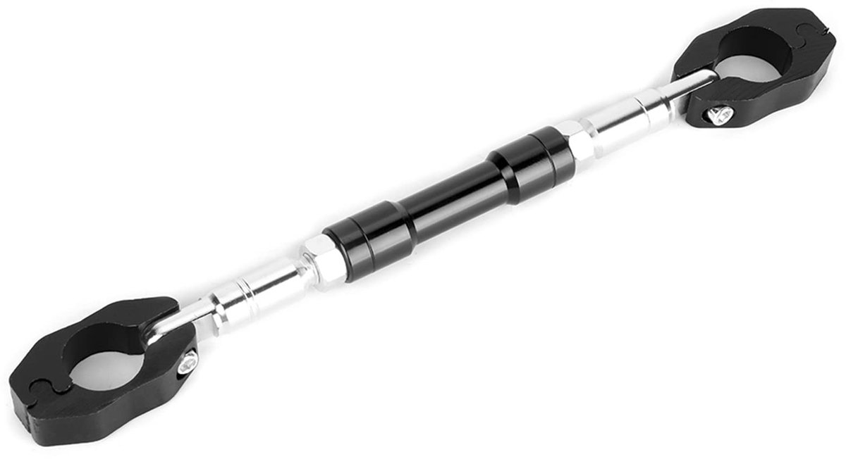 aladdien - Universele Motor Handgreep - Versterkte Lever Stang - Zwart - Aluminium - Geschikt voor 7/8 inch Handlebars - Duurzaam en Elegant