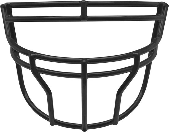 Voetbal Gezichtsbescherming - Helm Masker - American Football - Carbon Staal Constructie - Maat XL - Zwart