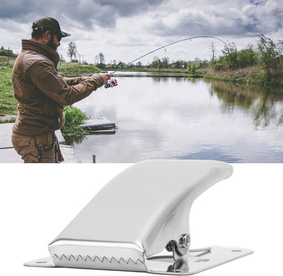 SPHProducts - Visreinigingsbord - Roestvrijstalen Visklem - Stevige Grip - Zilverkleurig - Vissershulpmiddel - Ideaal voor Vissers - Visfiletklem van Merkloos — afbeelding 5