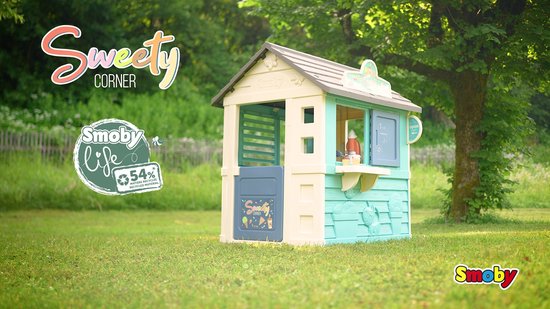 Smoby Sweet Corner - 105 x 110 x 127 cm - Speelhuis