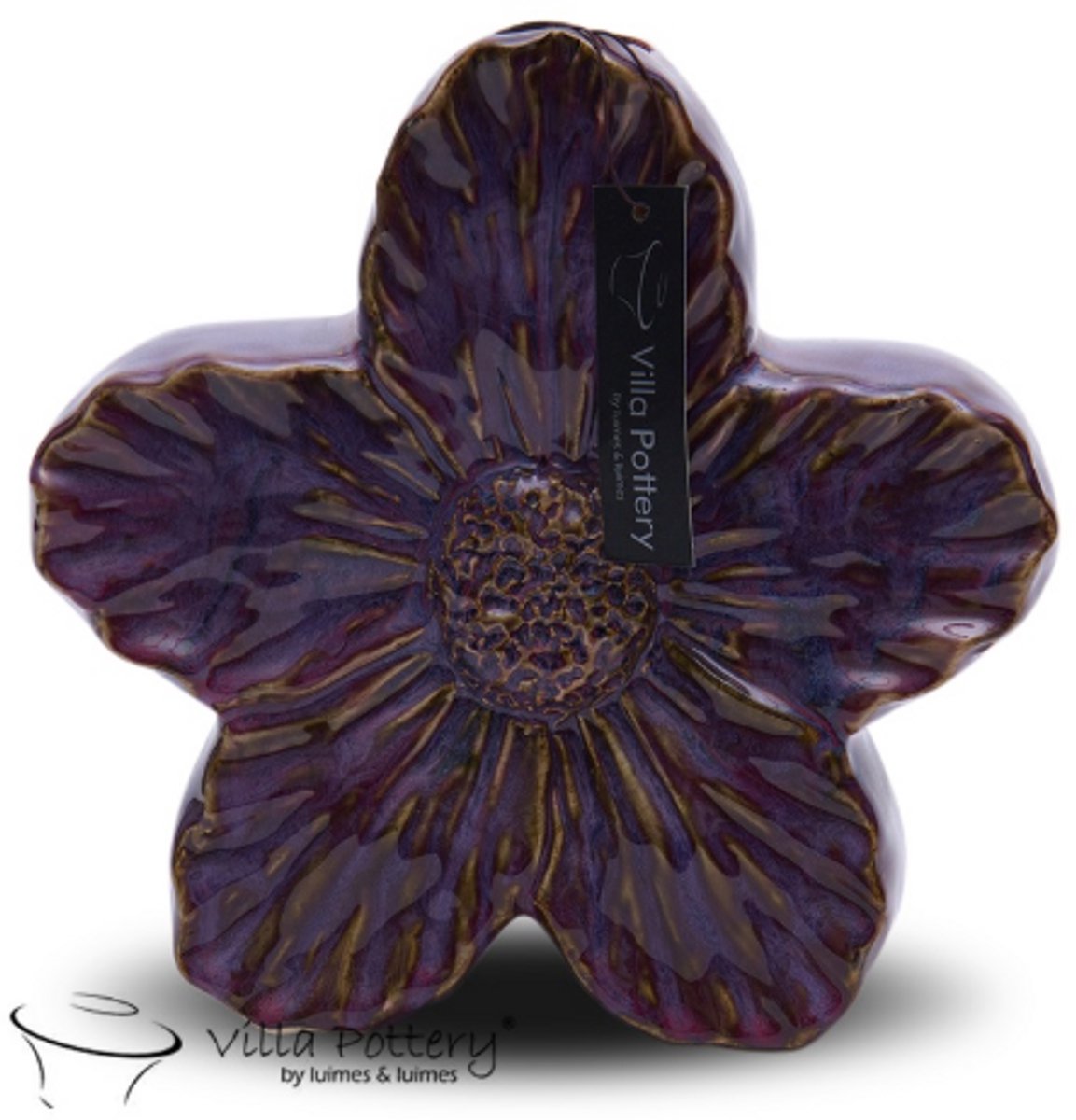 Villa Pottery Vaas - Villa Pottery - Woondecoratie - Keramiek - Decoratie - Voorjaarscollectie - Olivia 1_4 Purple Paars