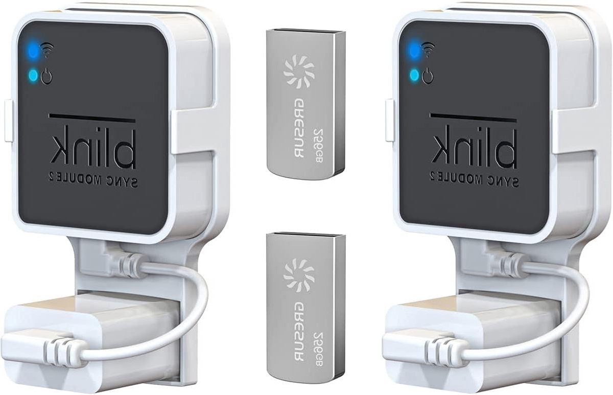 USB Flashdrive Set - Lokale Opslag - Video Bewaren - Compacte Houders - 2x 256 GB - Wit