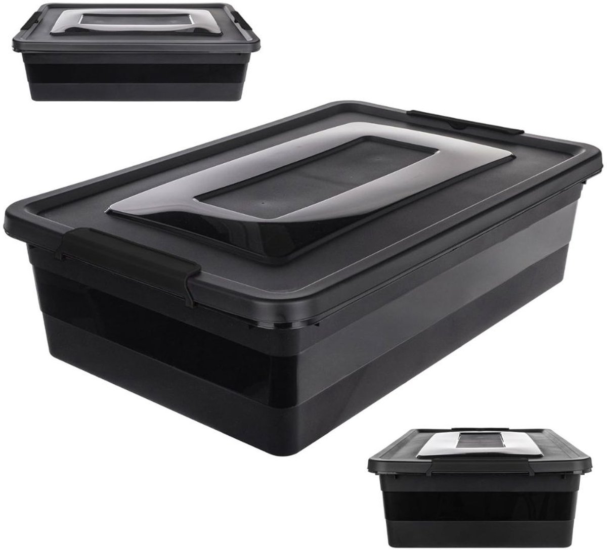 CLVP® Opbergbak Met Deksel - Opbergdoos - Opbergbox