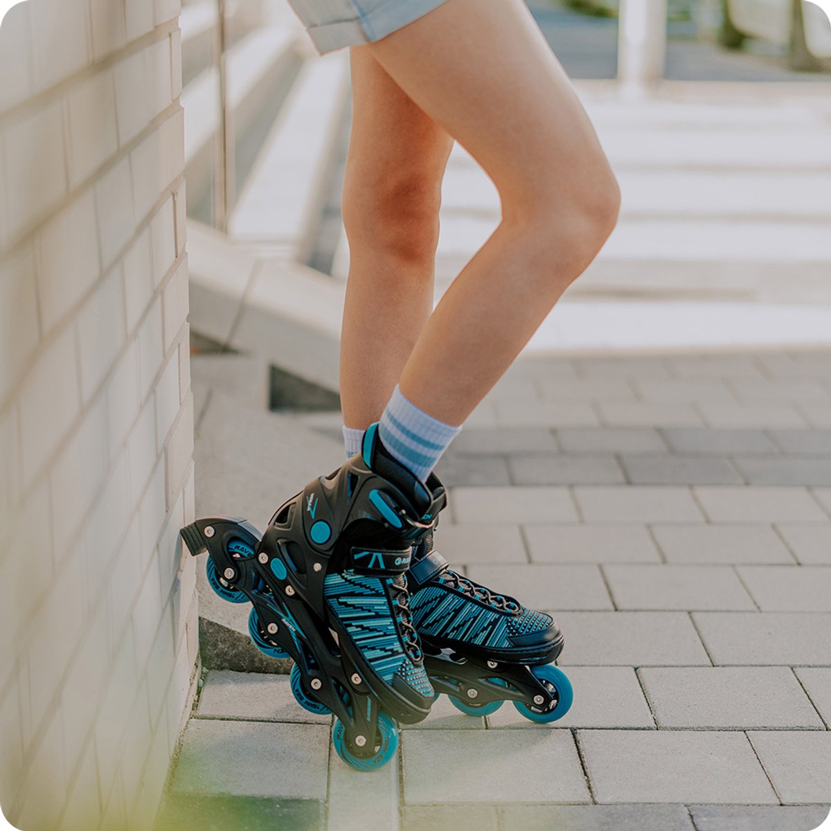 RAVEN Vella 3-in-1 inline skates/rolschaatsen Zwart