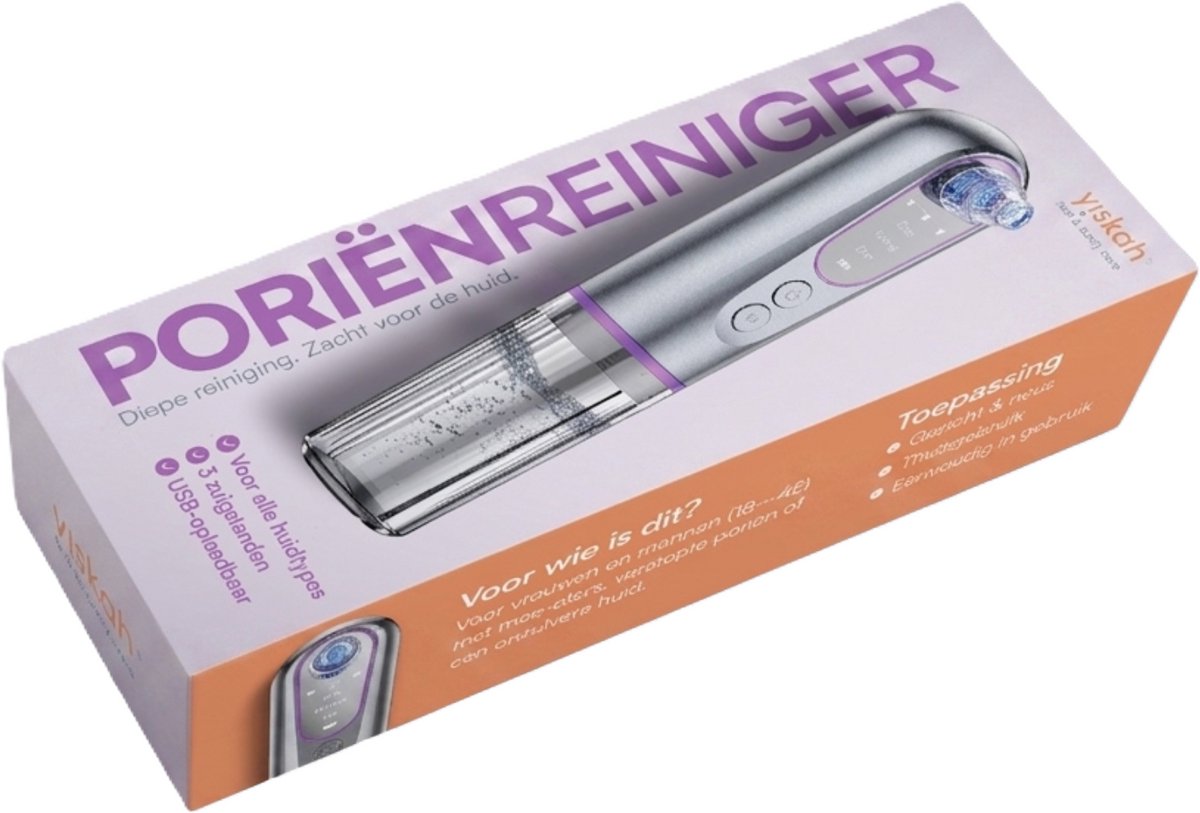Y!skah Hydro-Facial: Vacuüm-poriënreiniger met 3 zuigstanden en 5 opzetstukken thumbnail 5