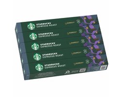 Starbucks Espresso Roast - Multipack - 50 (5x10) Koffiecups Compatibel met Nespresso Coffee Machine