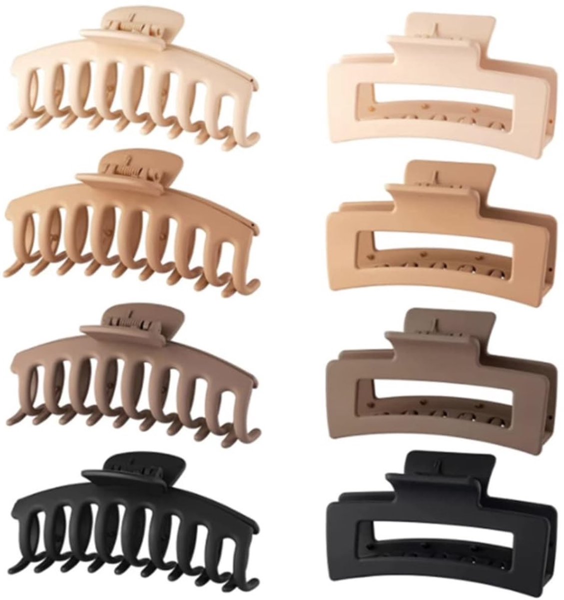 VLEMICO - Set van 8 Grote Antislip Haarspeldjes voor Vrouwen