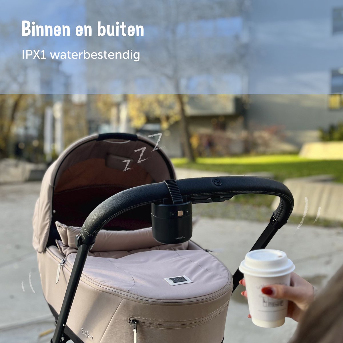 ZAZU Roxy Baby Rocker met Huilsensor - Automatische Schommelaar - afbeelding 3