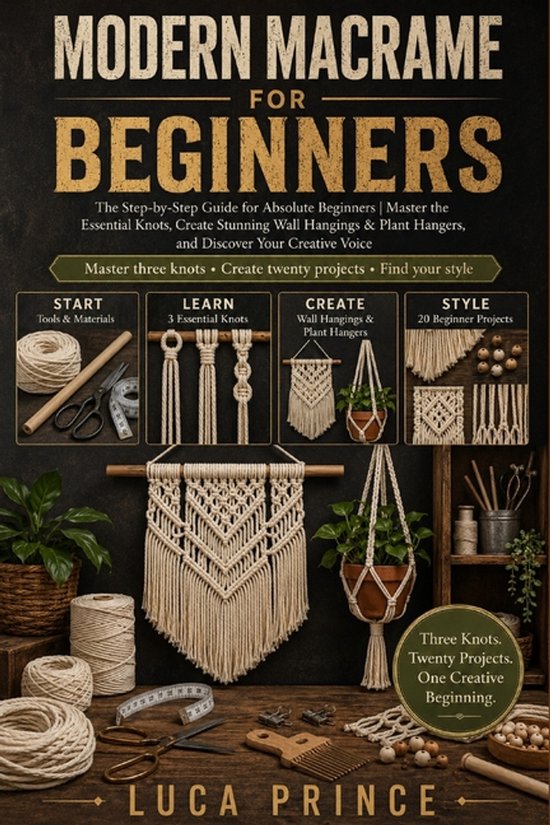 Modern Macrame for Beginners - cover