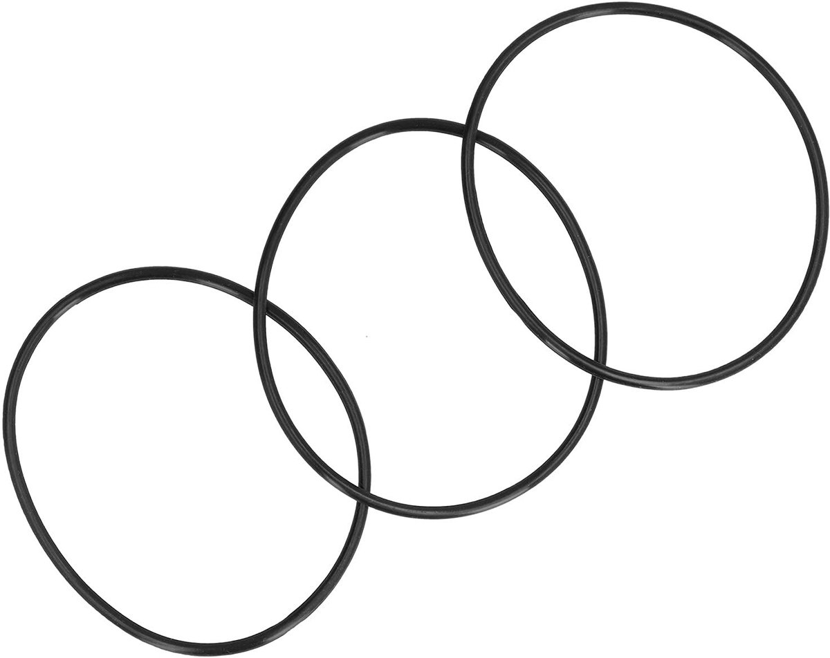 Dailygoods- O-ring waterbestendig - afdichtingsring - filterpatroon - 148x140x4.2mm - rubber - set