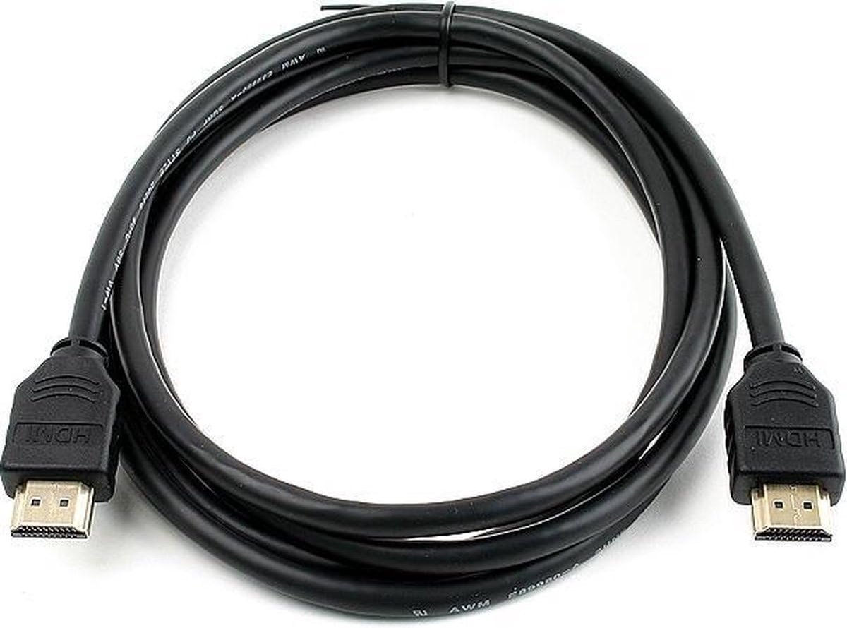 Okado HDMI Kabel 3 Meter – High Speed HDMI 1.4 – Gold Plated – 4 Laags Afscherming – HDMI naar HDMI – Zwart