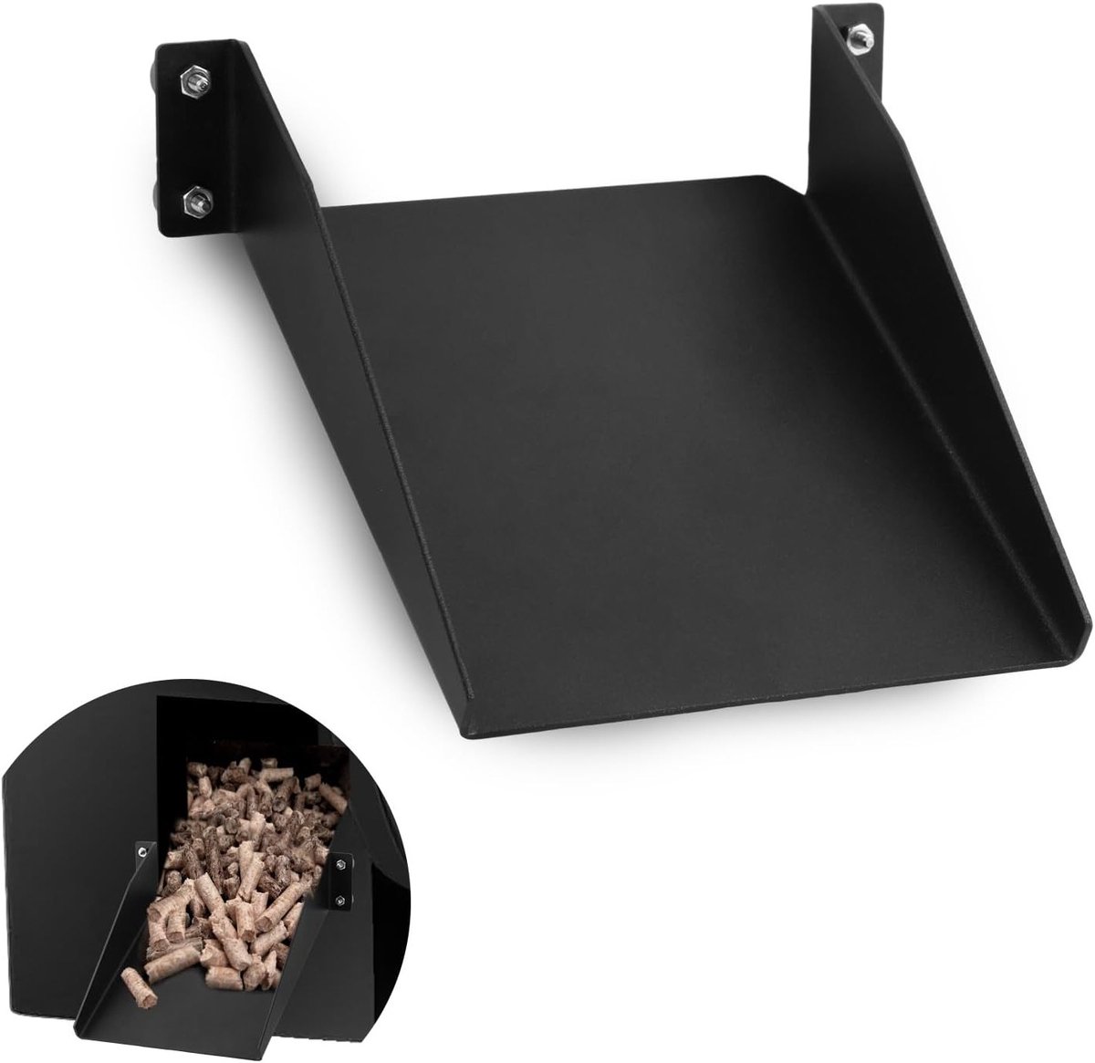 SnelShoppen - Pellets Helper Chute voor Traeger Grill, Pellets Afvoergoot van Aluminium, Geschikt voor Pro Series 34, Pro 780, Ironwood 885, Grill Acc
