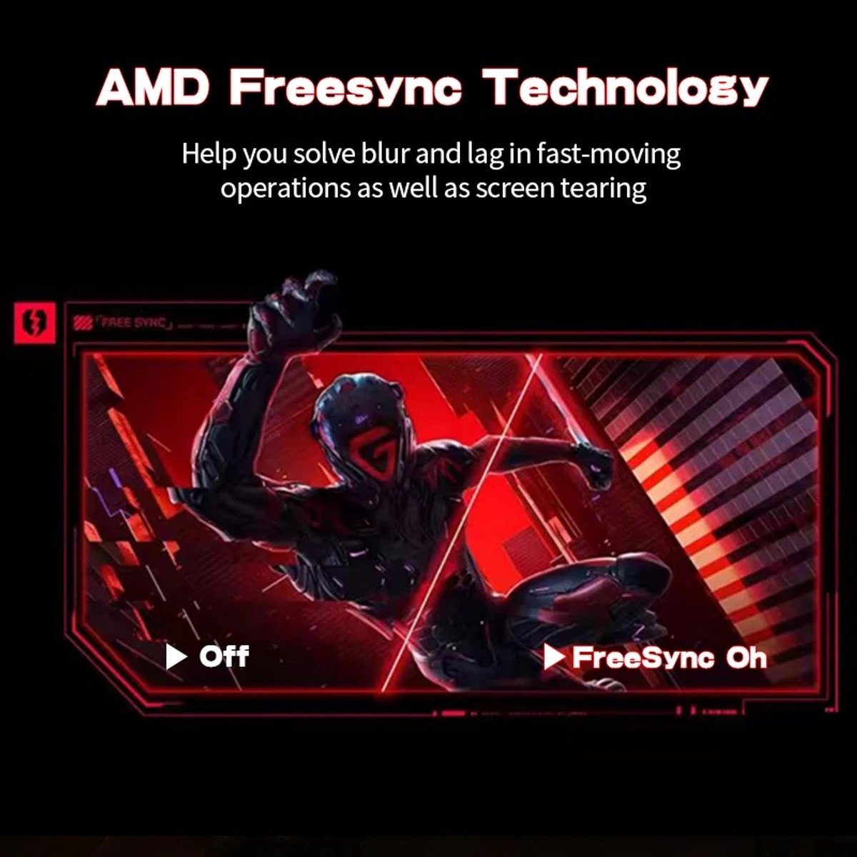 Flolife - Gaming Monitor 32 Inch Curved 240Hz Full HD 1080P - 1800R Frameloos PC Scherm met FreeSync - 1ms Responstijd - HDMI en DisplayPort - Ideaal voor Gamers en Kantoor thumbnail 3