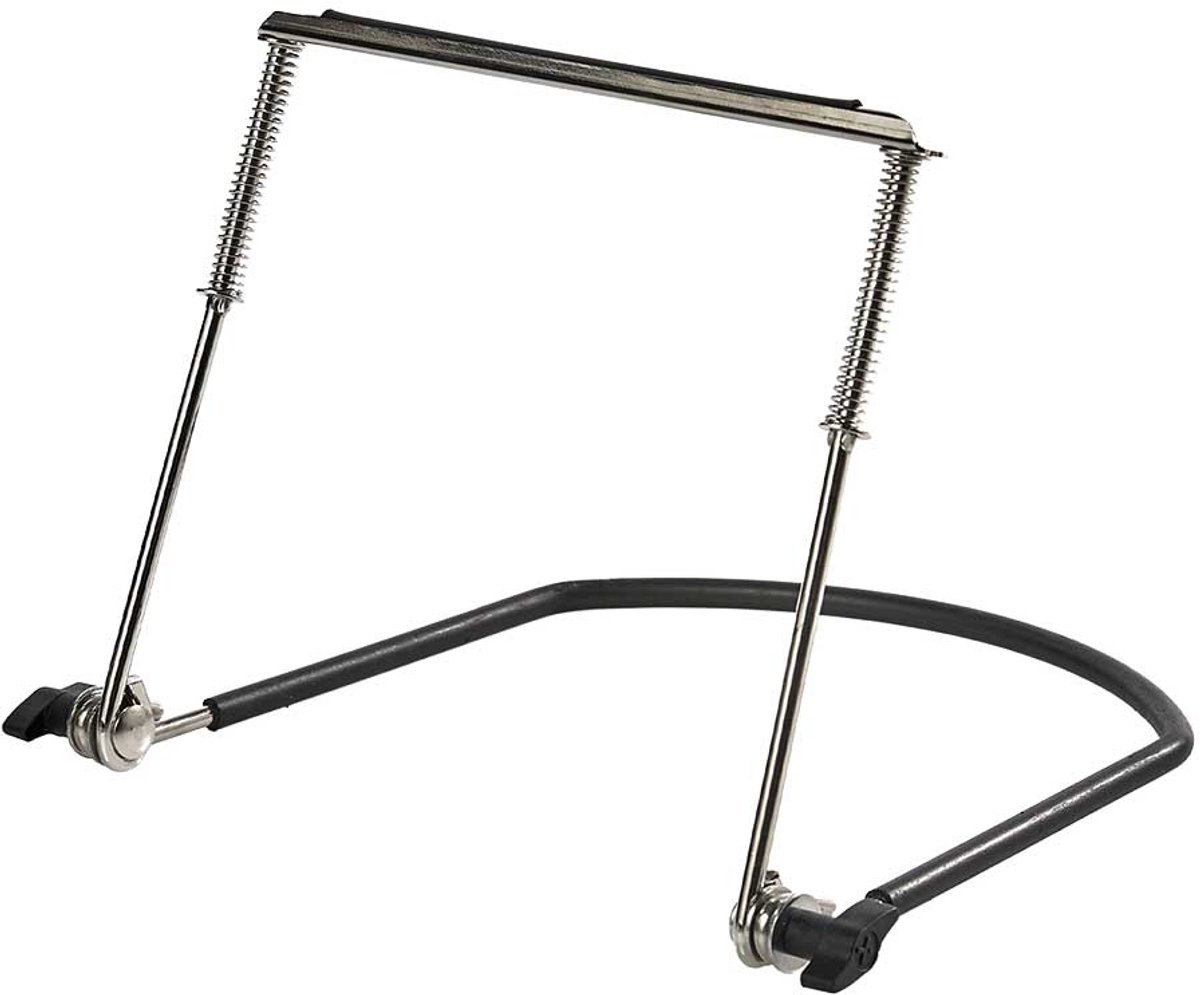 Bespeco SA24 Mondharmonica Houder Chrome en Zwart