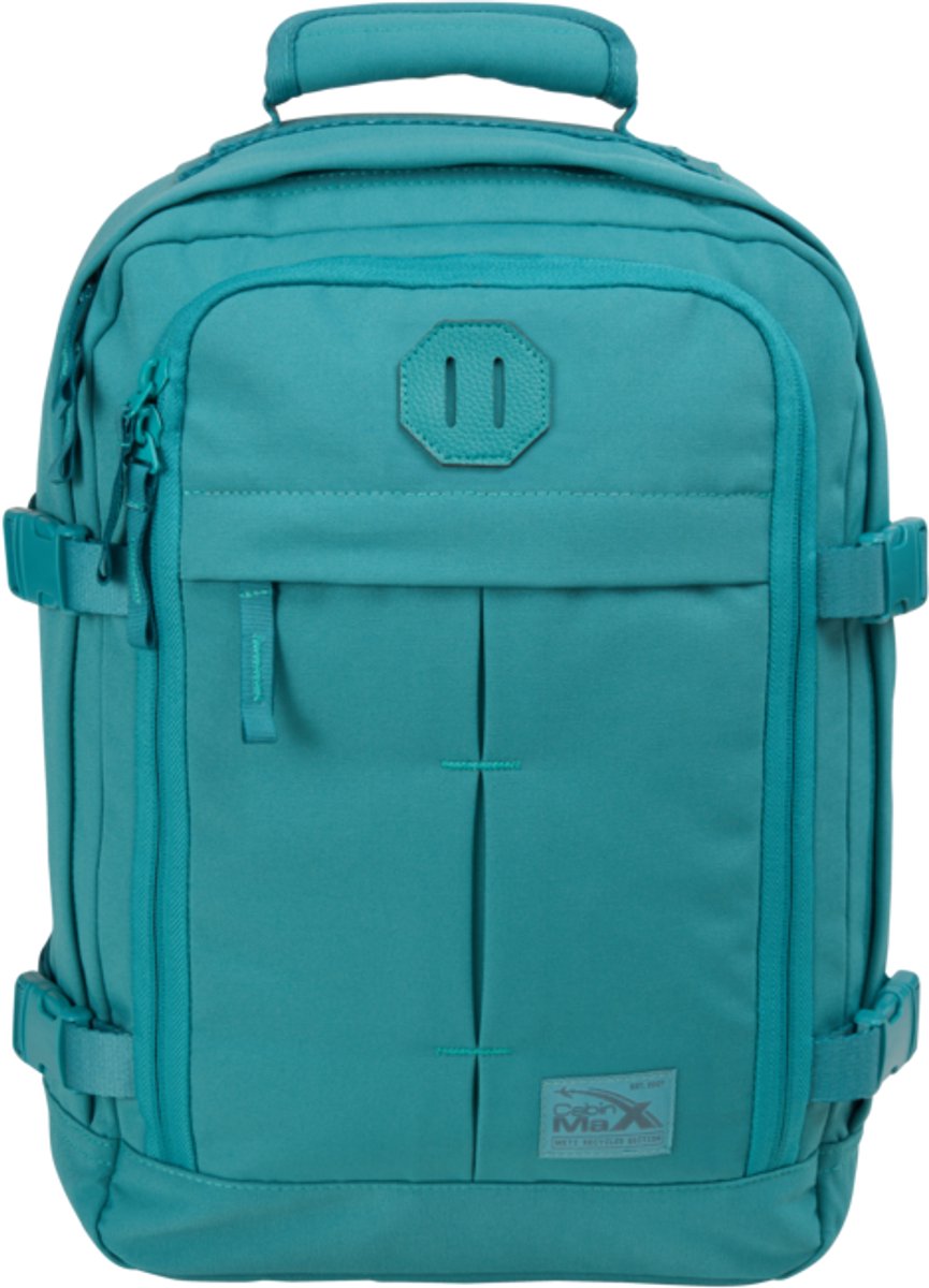CabinMax Metz Reistas – Handbagage 24L Ryanair / Wizz Air – Rugzak Transavia – Schooltas - 40x30x20 cm – Compact Backpack – Lichtgewicht – Lagoon blauw – foto 5