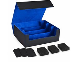 TCG Opbergdoos met Magneetsluiting & 10 Card Dividers 3 foam blockers-Deckbox-Storage Box 2100 Trading Cards-Riftbound, Pokémon, Magic, Yu-Gi-Oh!-Kaartenbox Hardcase