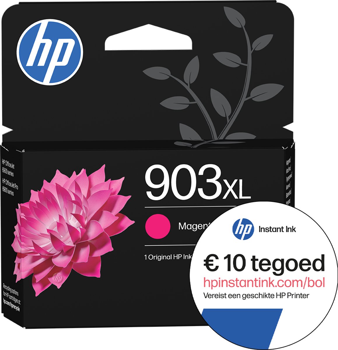 HP 903XL - Inktcartridge - Origineel - Magenta + Instant Ink tegoed