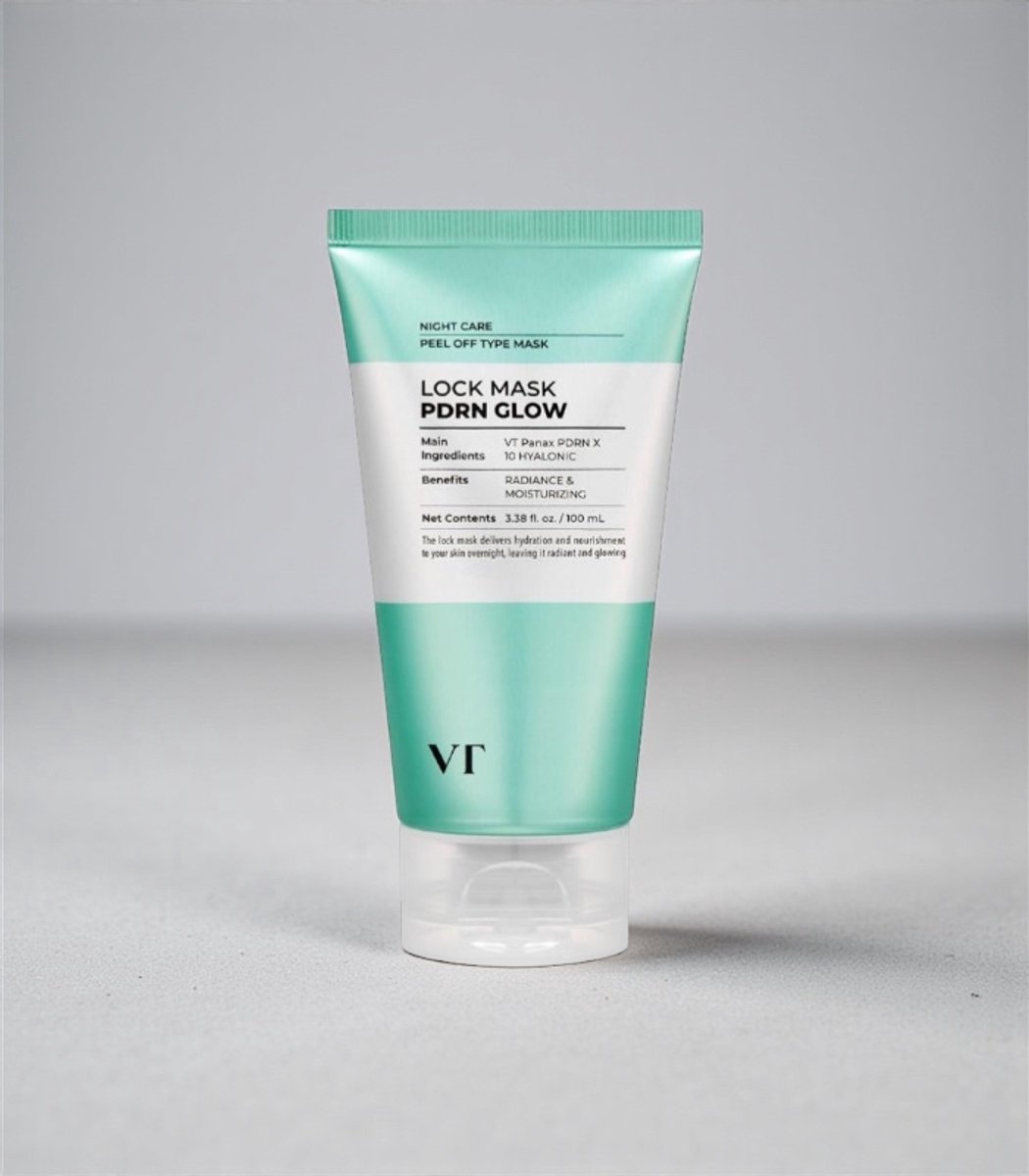 VT Lock Mask PDRN Glow Nachtmasker - Hydraterend Gezichtsmasker met PDRN & Hyaluronzuur - 100 ml