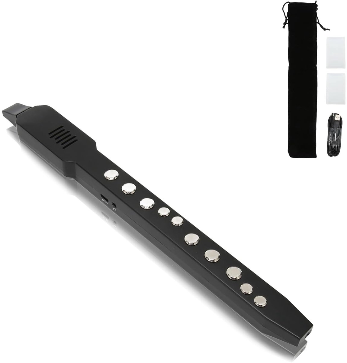 Dailygoods - Mini-saxofoon - Digitaal Blaasinstrument - Oplaadbaar en draagbaar - 10 tonen - Ideaal voor studenten en volwassenen - Compact formaat