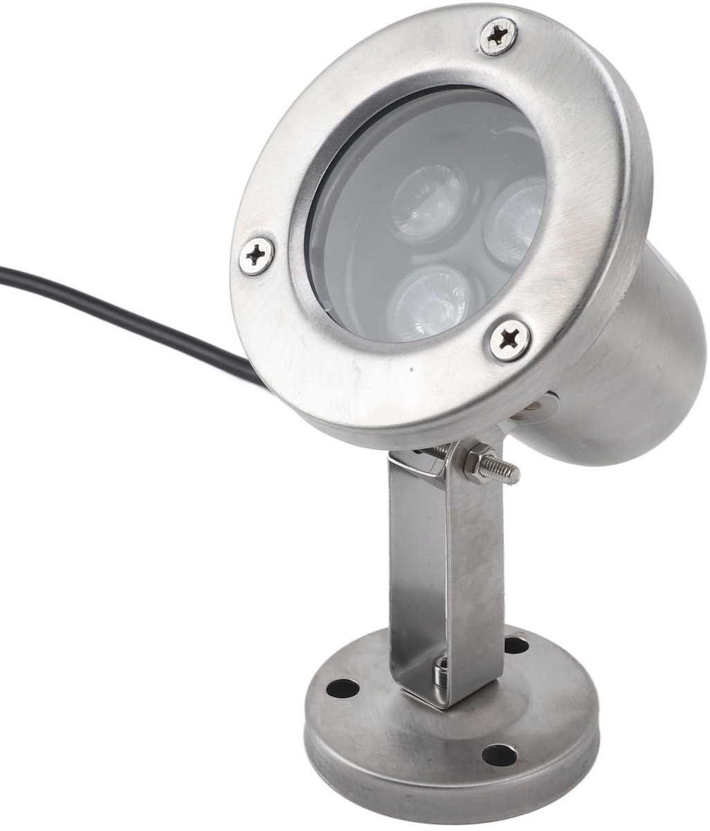 Dailygoods- Vijverlicht - Stevig Roestvrij Staal - LED Dompelspot - Energiebesparend - Onderwaterverlichting - Eenvoudige Installatie - Onderwaterlamp
