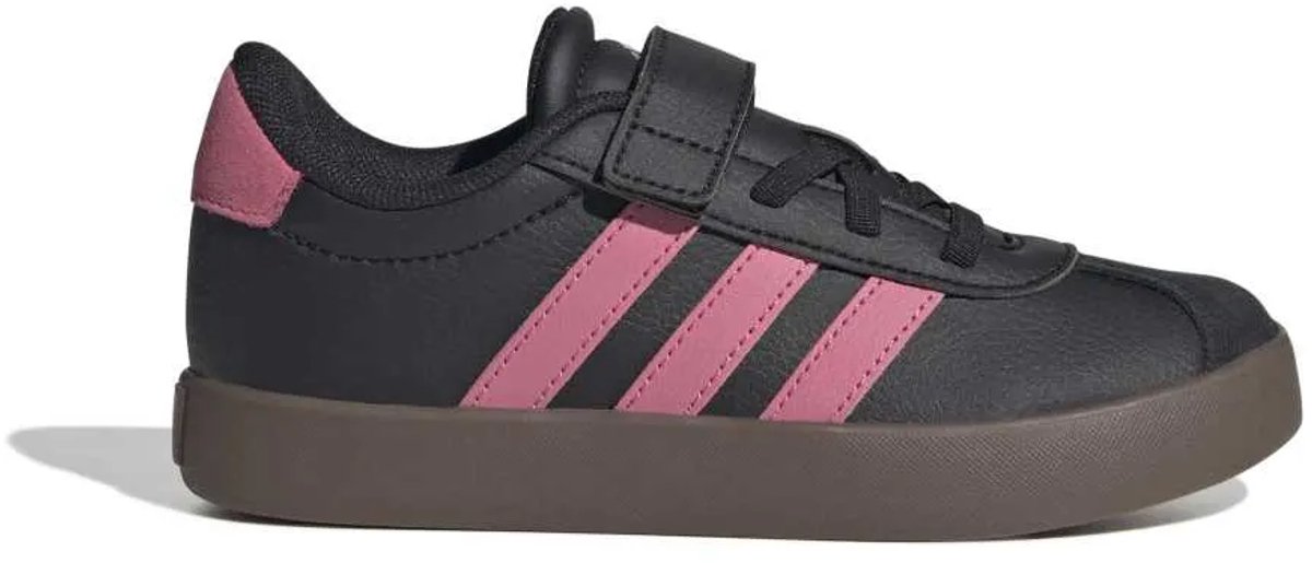 Adidas Vl Court 3.0 Skateboarding Gymnastikskor För Barn Kinderen Zwart