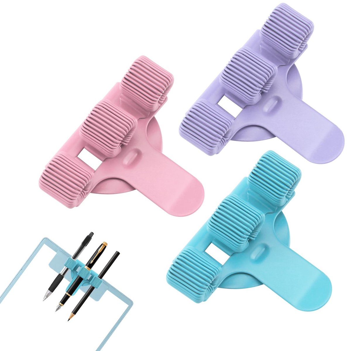 Dailygoods - Roestvrijstalen Penhouder voor Verpleegkundigen - 3 Compartimenten