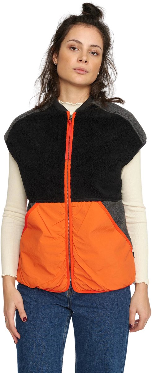 Dames zonder mouwen fleece Selfhood Zwart