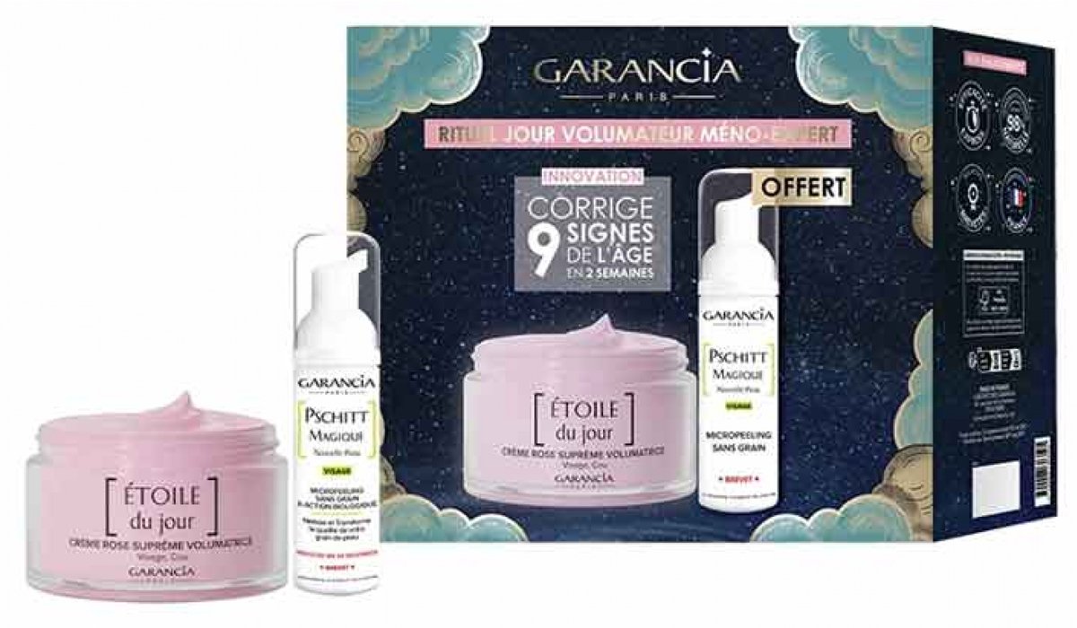 Garancia Meno-Expert Étoile du Jour Crème Rose Suprême Volumatrice 40 ml + Pschitt Magique Nouvelle Peau 30 ml Gratis