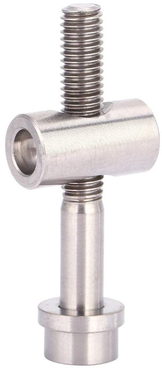 Dailygoods - Titanium Fiets Zadelpen Boutschroef Vervangende Accessoires