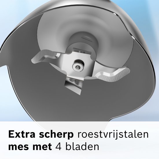 Bosch MSM4W220 ErgoMaster - Staafmixer - 600W - Inclusief Hakmolen - Wit/Donkergrijs van Bosch — afbeelding 2