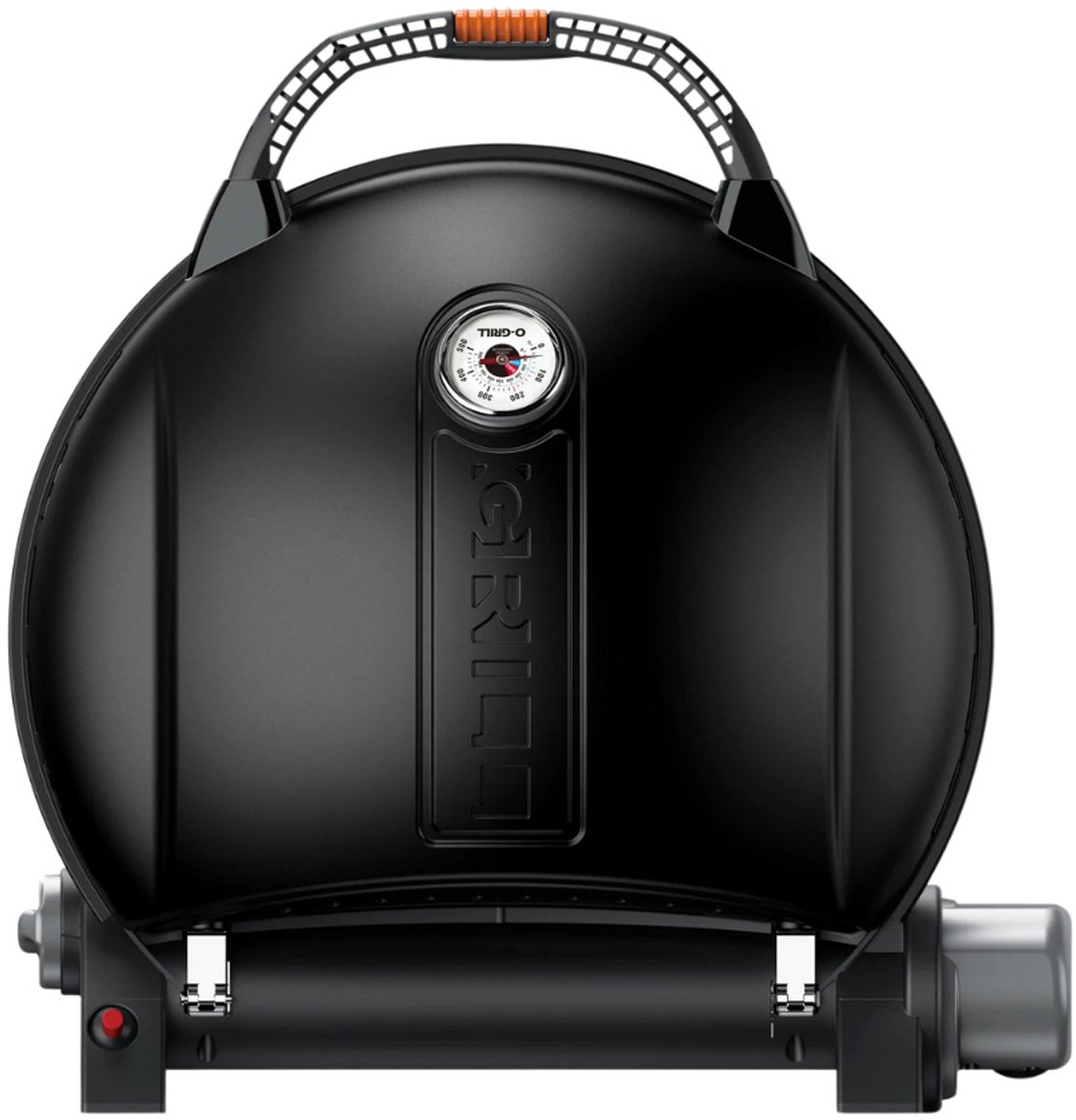 O-Grill 900 Black - Draagbare Gas BBQ - Extra Groot Grilloppervlak - Met Thermometer - Camping / Tuin - Zwart