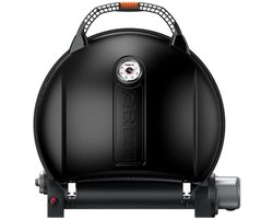 O-Grill 900 Black - Draagbare Gas BBQ - Extra Groot Grilloppervlak - Met Thermometer - Camping / Tuin - Zwart