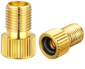 Vignetics© Adaptateur de valve Presta vers Schrader | Adaptateur de valve française vers valve de voiture
