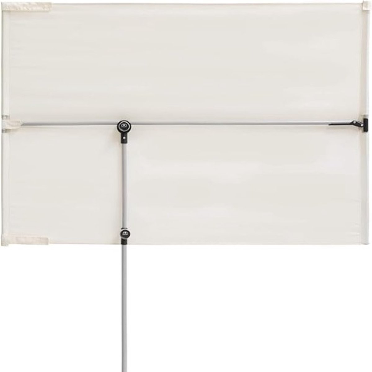 Balkon Parasol 180x130 cm Rechthoekig Verstelbaar & Kantelbaar – 360° Draaibaar, UV 50+ Bescherming, Inkijkwerend, Waterafstotend – Ideaal voor Balkon & Terras | Nicolehome