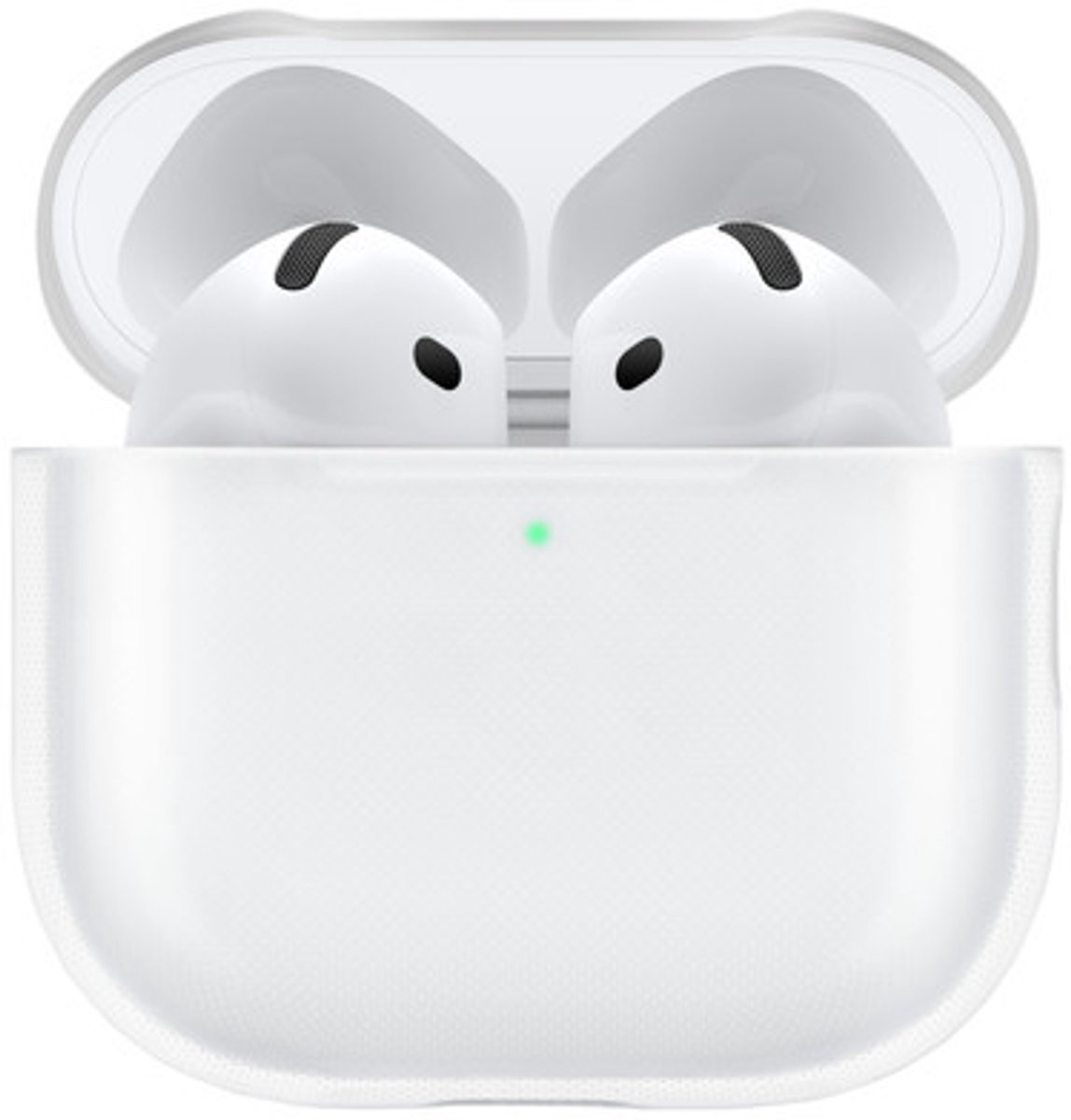 Tech21 EvoClear-hoesje voor AirPods 4 – Transparant