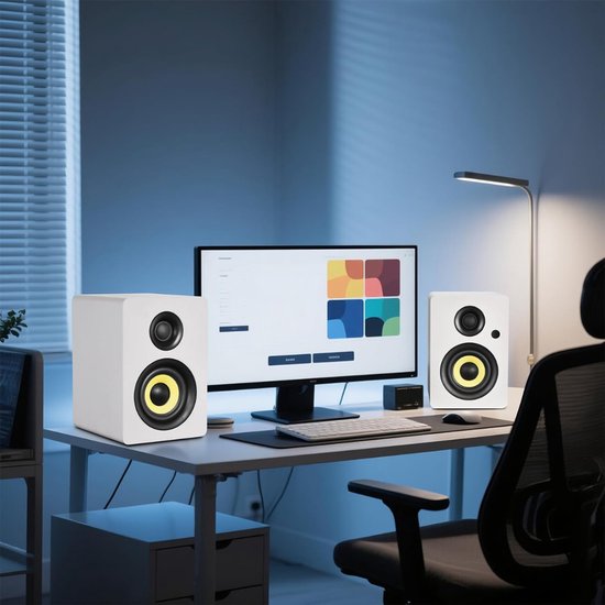 Boekenplank Speakers - HiFi Speakers - Stereo Speakers van Merkloos — afbeelding 3