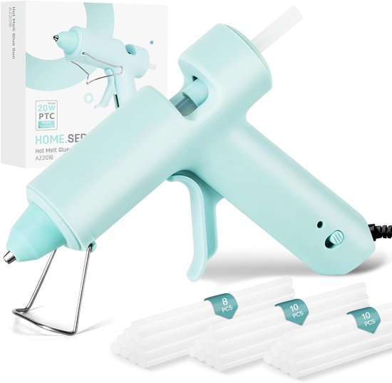 SEEKONE Lijmpistool 60 / 100W Professioneel Heet Lijmpistool Dual Power met 20 stuks Lijmpatronen Heet Lijmpistool voor Snelle Industriële Reparaties in Huis & Kantoor en Knutselen Reparatie DIY